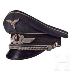 A Visor Cap for a Luftwaffe Guide/Instructor of Hitler Youth Pilots Technical Preschool