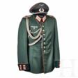 A parade tunic and visor of an Oberstleutnant of the engineers - Jetzt bei der Auktion