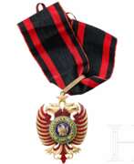 Albanie. Skanderbeg-Orden (Urdhéri i Skénderbeut) - Halsdekoration der 3. Klasse