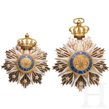 Orden Unserer Lieben Frau von Vila Viçosa, Großkreuzsatz im Etui - Foto 3