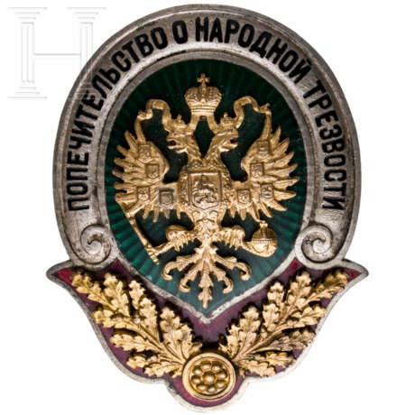 Abzeichen der Vormundschaft über öffentliche Nüchternheit - photo 1