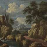 Niederlande, 17. Jahrhundert. Wanderer in Felslandschaft - photo 1