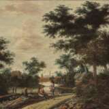 Niederlande, 17. Jahrhundert. Landschaft mit Figurenstaffage - фото 1