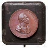 Bronzemedaille auf den 90. Geburtstag von GFM Graf Hellmuth von Moltke - photo 1