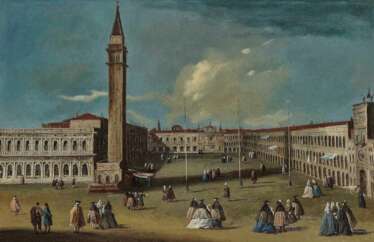 Canal, gen. Canaletto, Giovanni Antonio, Umkreis. Venedig - Piazza San Marco