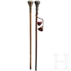 Zwei Tambourstäbe, 19. Jhdt.