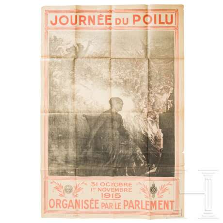 Propaganda-Plakat "Journée du Poilu", 1. Weltkrieg - Foto 1 Propaganda-Plakat "Journée du Poilu", 1. Weltkrieg - Foto 1