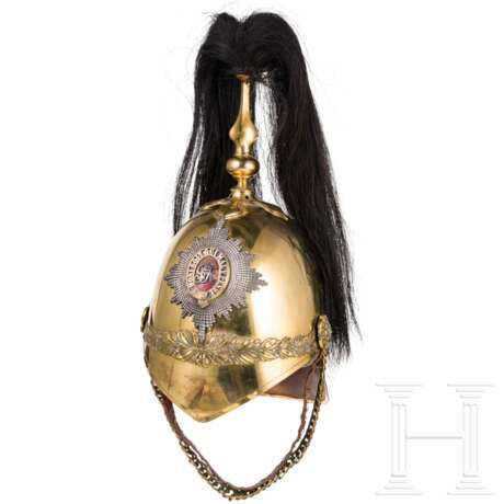 Helm M 1871 für Offiziere der 2nd Dragoon Guards (Queen's Bays), um 1910 - photo 1 Helm M 1871 für Offiziere der 2nd Dragoon Guards (Queen's Bays), um 1910 - photo 1