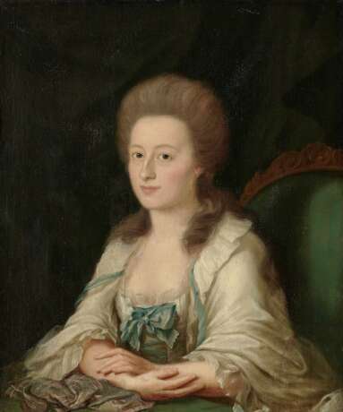 Unbekannt 2. Hälfte 18. Jahrhundert. Damenbildnis - Foto 1
