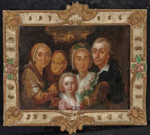 Deutsch (?), 2. Hälfte 18. Jahrhundert. Familienbildnis - Foto 2