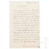 Generalfeldmarschall Karl Friedrich von Steinmetz (1796 - 1877) - eigenhändiger Brief aus dem Jahr 1876 - Foto 1