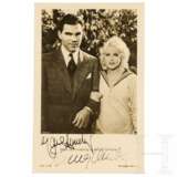 Max Schmeling (1905 - 2005) und Anny Ondra (1902 - 1987) - gemeinsam signierte Fotopostkarte nach 1933 - фото 1