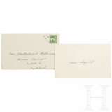 Selma Lagerlöf (1858-1940) - Karte mit eigenhändiger Unterschrift, 1929 - фото 1