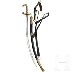 Säbel für höhere Offiziere der Kavallerie, Solingen, um 1840