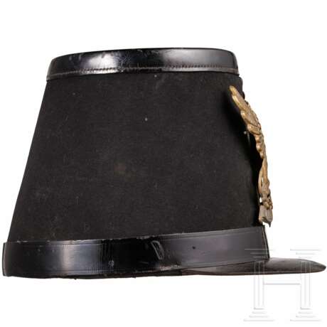 Tschako für Mannschaften der Fußtruppen, um 1850 - 1860 - Foto 3