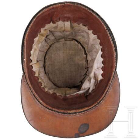 Tschako für Mannschaften der Fußtruppen, um 1850 - 1860 - Foto 4