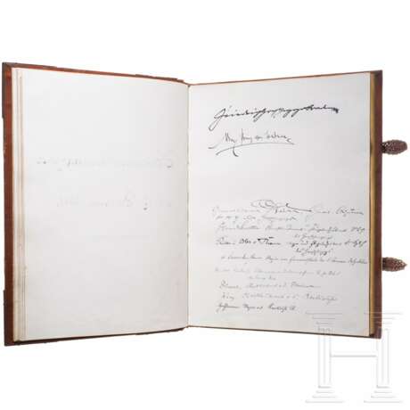 Prunkvolles Gästebuch des 4. Badischen Infanterie-Regiments "Prinz Wilhelm" Nr. 112, 1902 - 1920 - photo 4 Prunkvolles Gästebuch des 4. Badischen Infanterie-Regiments "Prinz Wilhelm" Nr. 112, 1902 - 1920 - photo 4