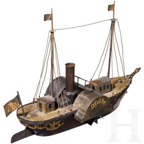 König Ludwig II. von Bayern - Modell des Raddampfers "Isolde" - Foto 2