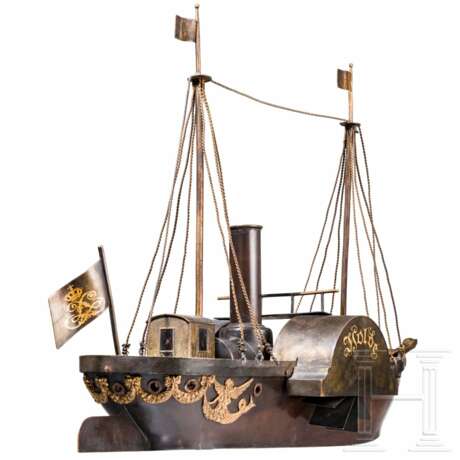 König Ludwig II. von Bayern - Modell des Raddampfers "Isolde" - Foto 4