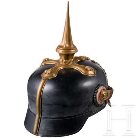 Helm M 1886 für Reserveoffiziere der Infanterie, um 1900 - photo 4