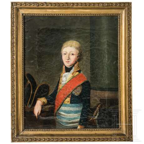 Herzog Pius August in Bayern (1786 - 1837) - Portraitgemälde, um 1810 - фото 1