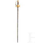 Produktkatalog. Offiziersmäßiger Degen für Angehörige der Infanterie, 1. Hälfte 18. Jhdt.