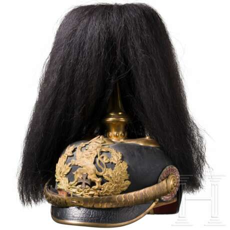 Helm für Offiziere der Großherzoglich Hessischen Feldartillerie, um 1914 - photo 2 Helm für Offiziere der Großherzoglich Hessischen Feldartillerie, um 1914 - photo 2