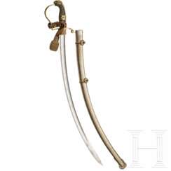 Löwenkopfsäbel für Kavallerieoffiziere, um 1850