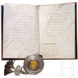 König Friedrich Wilhelm III. von Preußen (1770 - 1840) - Legitimations-Patent zum Führen des väterlichen Namens und Wappens für den unehelichen Sohn eines verstorbenen Lieutenants, datiert 13.7.1821 - photo 2