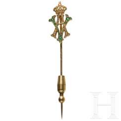 Kaiserin Auguste Viktoria (1858 - 1921) - goldene Geschenknadel als Königin von Preußen