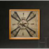 Regimentsfahne M 1890, verliehen von Kaiser Wilhelm II. an Infanterie-Regimenter mit weißen Schulterklappen - Foto 1