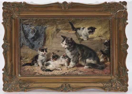Adam d. J., Julius. Katzenmutter mit fünf Kätzchen - фото 2