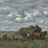 Thomassin, Désiré. Bauern bei der Heuernte - фото 1