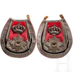 Ein Paar Schabrunken für Offiziere des Regiments Garde du Corps, um 1900