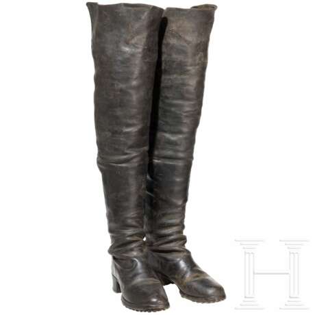Ein Paar hohe Stiefel für Mannschaften der Kürassiere, Ende 19. Jhdt. - Foto 2