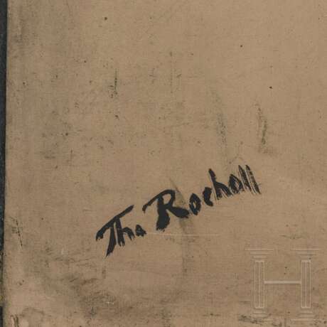 Theodor Rocholl (1854 - 1933) - Ölstudie eines Angehörigen des Kürassier-Regiments Nr. 7 - фото 2