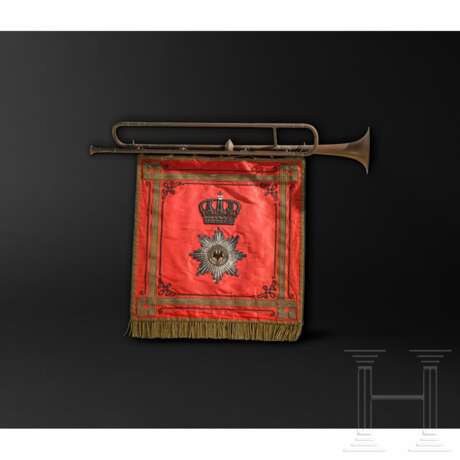 Fanfarentuch des Leibgarde-Husaren-Regiments, um 1900 - photo 1