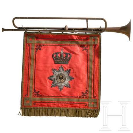 Fanfarentuch des Leibgarde-Husaren-Regiments, um 1900 - photo 2