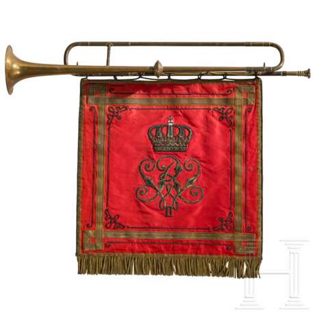 Fanfarentuch des Leibgarde-Husaren-Regiments, um 1900 - photo 3