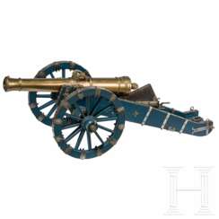 Modell eines preußischen 12-Pfünder-Feldgeschützes M 1754, deutsch, um 1900
