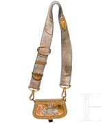 Royaume de Saxe (1806-1918). Kartuschkasten mit Bandelier der sächsischen Kavallerie, um 1900