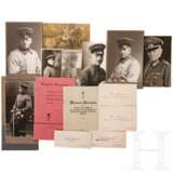Generalmajor Hans Herrmann (1875 - 1953) - Helm als Offizier der württembergischen Feldartillerie, acht Fotos und zwei Petschaften aus dem Nachlass - photo 2