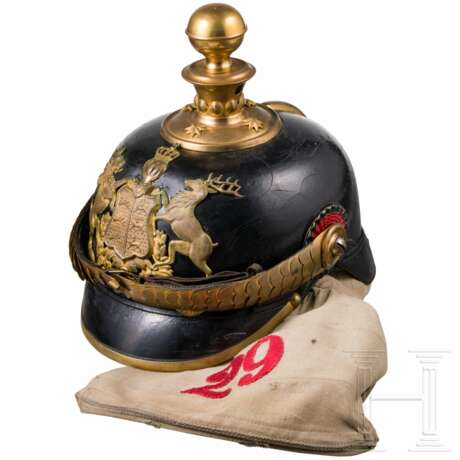 Helm für Offiziere der Feldartillerie, um 1900 - photo 1