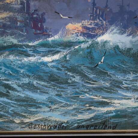 Robert Schmidt-Hamburg (1885 - 1963) - "Geschwader angreifend" - photo 3