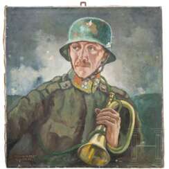 Gemälde eines Angehörigen des k.u.k. Infanterieregiments 42