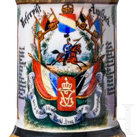 Zwei Reservistenkrüge der Mecklenburgischen Dragoner, 1897 - 1910 - photo 4 Zwei Reservistenkrüge der Mecklenburgischen Dragoner, 1897 - 1910 - photo 4