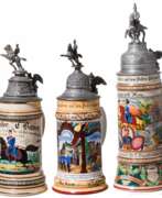 Обзор. Drei Reservistenkrüge der preußischen Dragoner, 1900 - 1914
