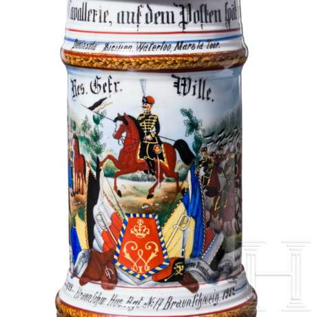 Reservistenkrug des Gefreiten Wille, Braunschweigisches Husaren-Regiment Nr. 17, 1899 - 1902 - photo 3 Reservistenkrug des Gefreiten Wille, Braunschweigisches Husaren-Regiment Nr. 17, 1899 - 1902 - photo 3