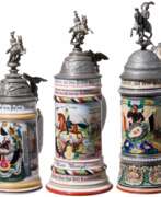 Обзор. Drei Reservistenkrüge der preußischen Ulanen, 1895 - 1909