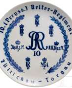 Обзор. Meissen-Regimentsteller des 10. (Preußischen) Reiter-Regiments